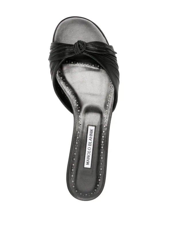 MANOLO BLAHNIK BIMBANU サンダル ナッパレザー 37