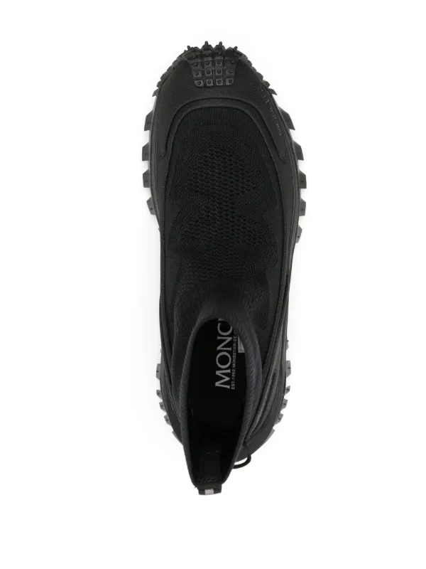 Moncler Trailgrip Knit high-top Sneakers | Black | FARFETCH