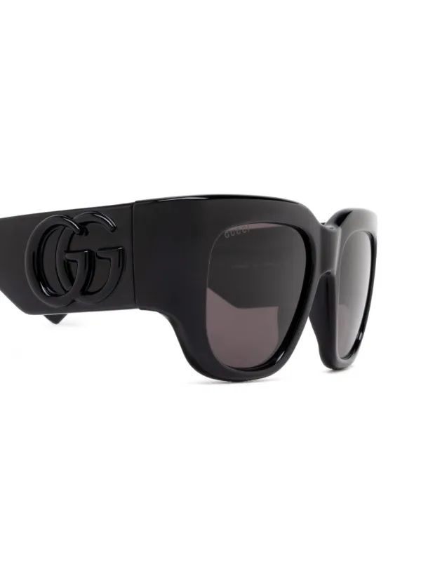 Gucci Eyewear GG オーバーサイズ サングラス | ブラック | FARFETCH JP 