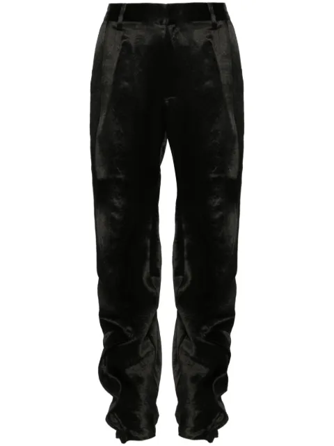 Y/Project pantalones de satén con volantes