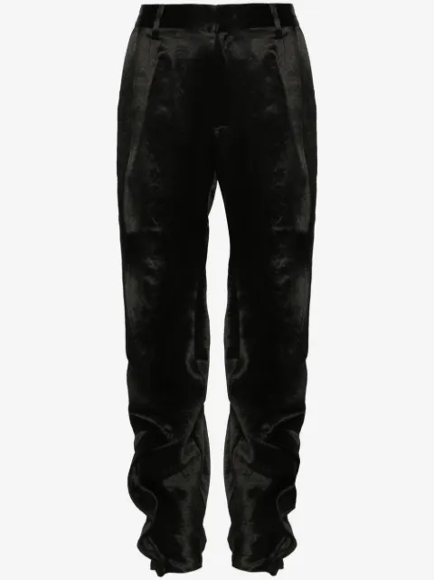 Y/Project pantalones de satén con volantes