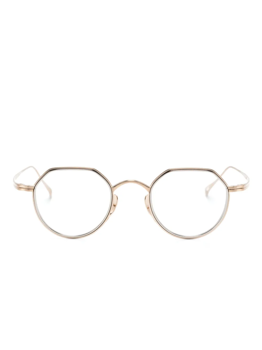 Kame Mannen lunettes de vue à monture géométrique | or | Image 1