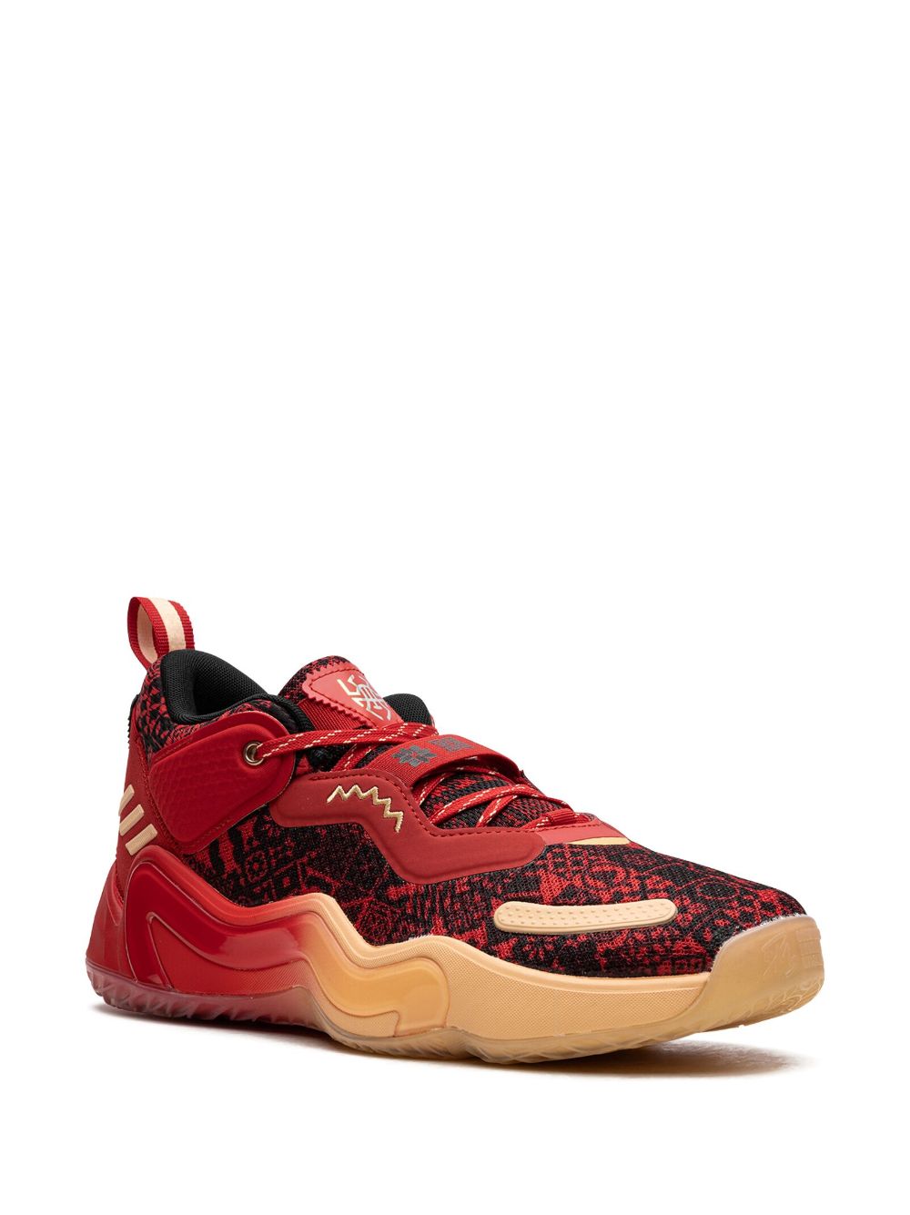 Shop Adidas Originals D.o.n Issue 3 "chinese New Year" Sneakers In Red