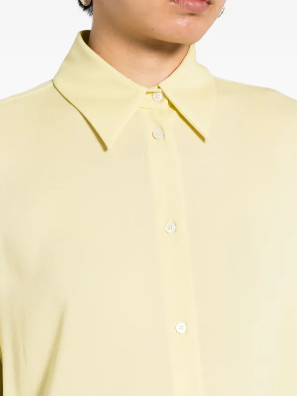 yellow sheer shirt