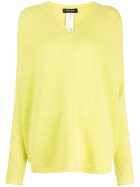 Fabiana Filippi V-neck fine-knit cashmere jumper