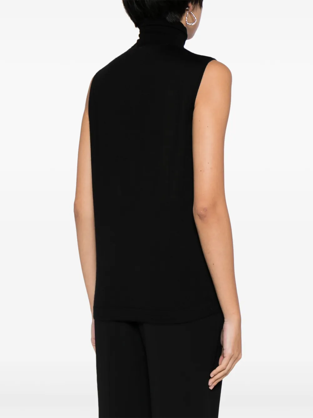 Fabiana Filippi Gebreide top Zwart