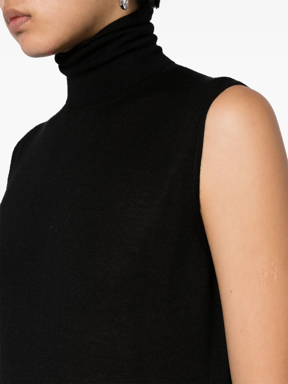 Fabiana Filippi Gebreide top Zwart