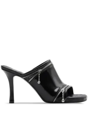 Ferragamo オープントゥ ミュール | ブラック | FARFETCH JP