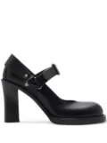 Burberry Stirrup 85mm leather pumps - Black
