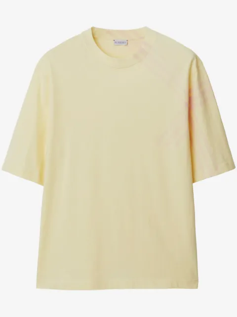 Burberry check-print cotton T-shirt