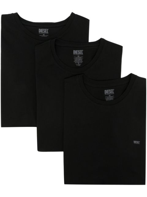 Diesel logo-print cotton T-shirt (pack of three) Men