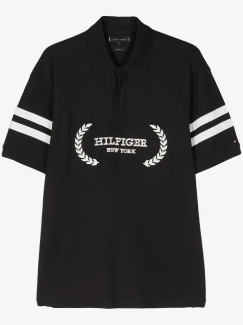 Tommy Hilfiger Monotype Stripe cotton polo shirt