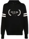 Tommy Hilfiger embroidered-logo cotton hoodie - Black