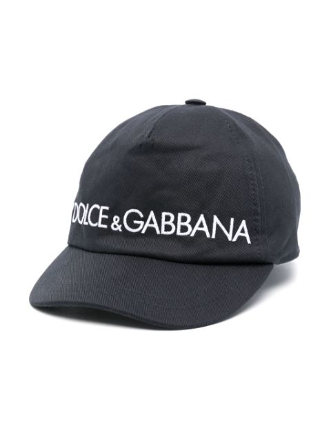 Dolce & Gabbana Kids Baseballkappe mit Logo-Stickerei