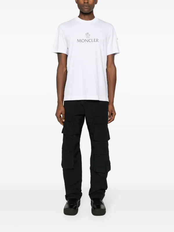 Moncler logo-print Cotton T-shirt - Farfetch