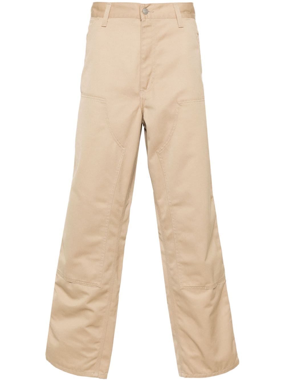 Carhartt Double Knee Straight-leg Trousers In Neutrals