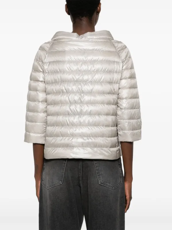 Cowl neck shop puffer coat