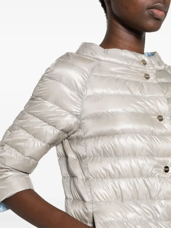 Herno cowl neck Puffer Jacket Farfetch