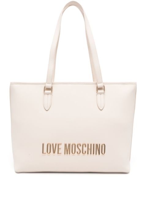 Love Moschino logo-plaque tote bag Women