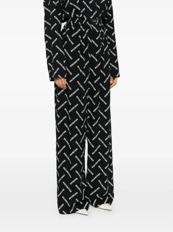 BALENCIAGA＊ロゴスカート（GONNA PLISSETTATA CON BANDA LOGO） Balenciaga logo-embroidered Maxi Skirt | Black | FARFETCH JO