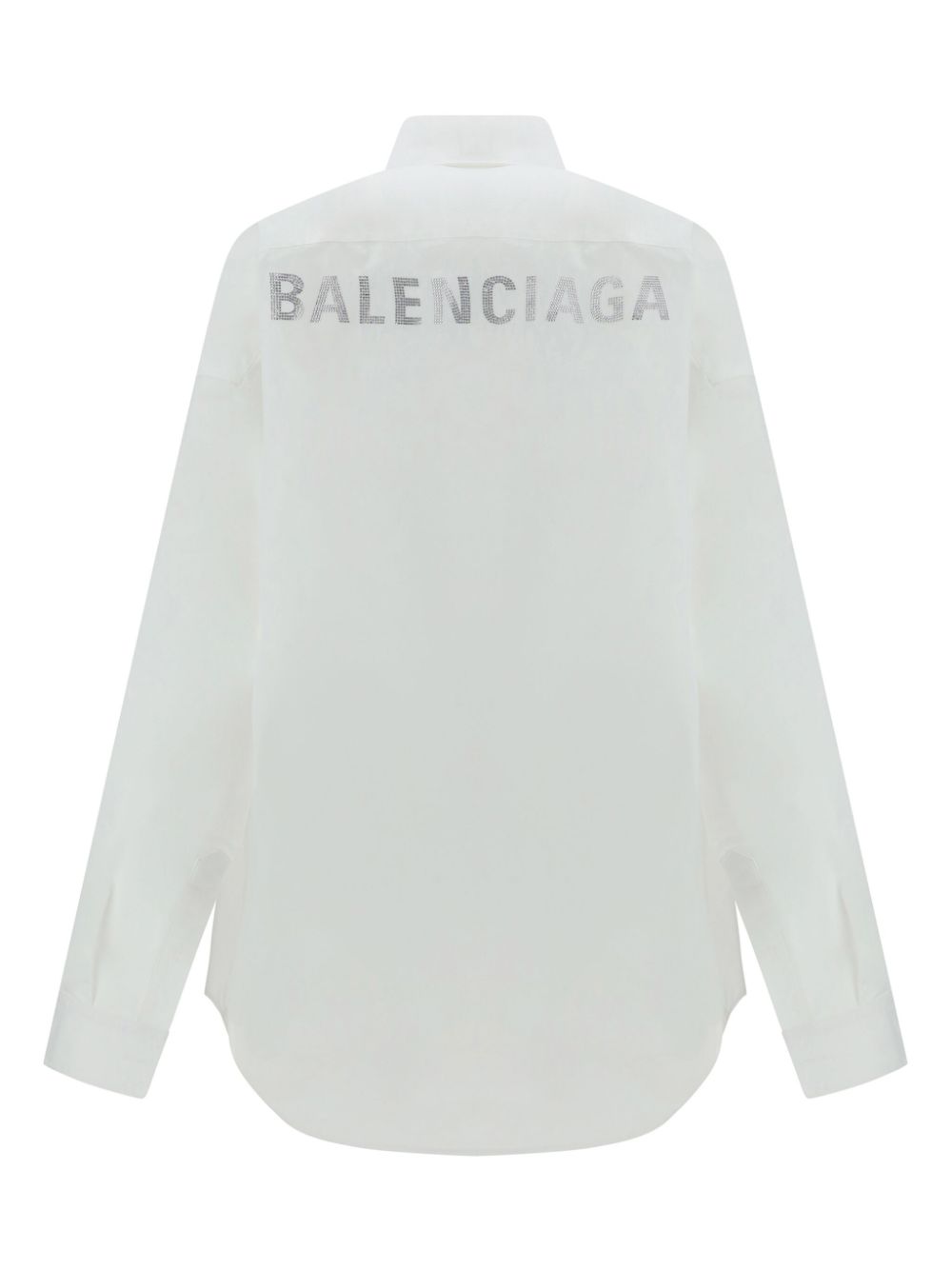 Balenciaga drop-shoulder cotton shirt - White