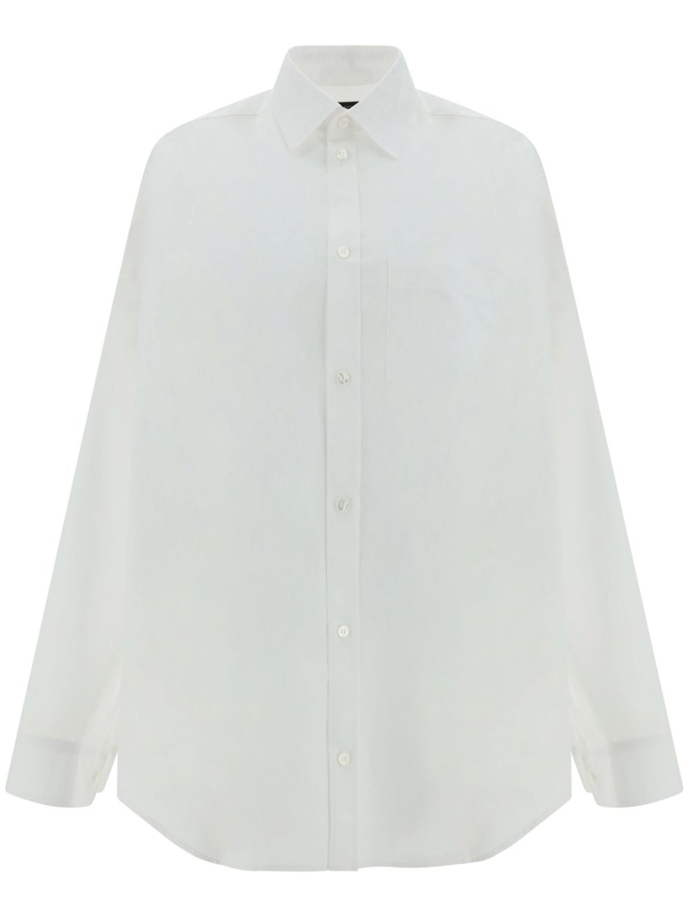 Balenciaga drop-shoulder cotton shirt - White