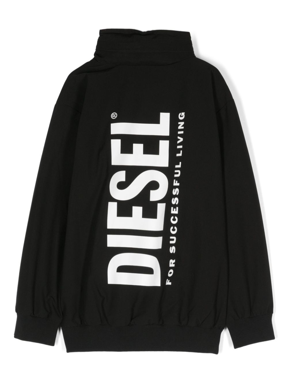 Diesel Kids logo-print jacket - Black