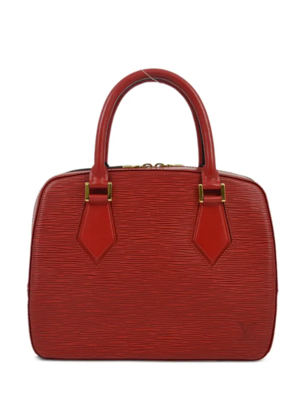 Louis Vuitton Pre Owned 1998 Sablon Handbag Red FARFETCH IE