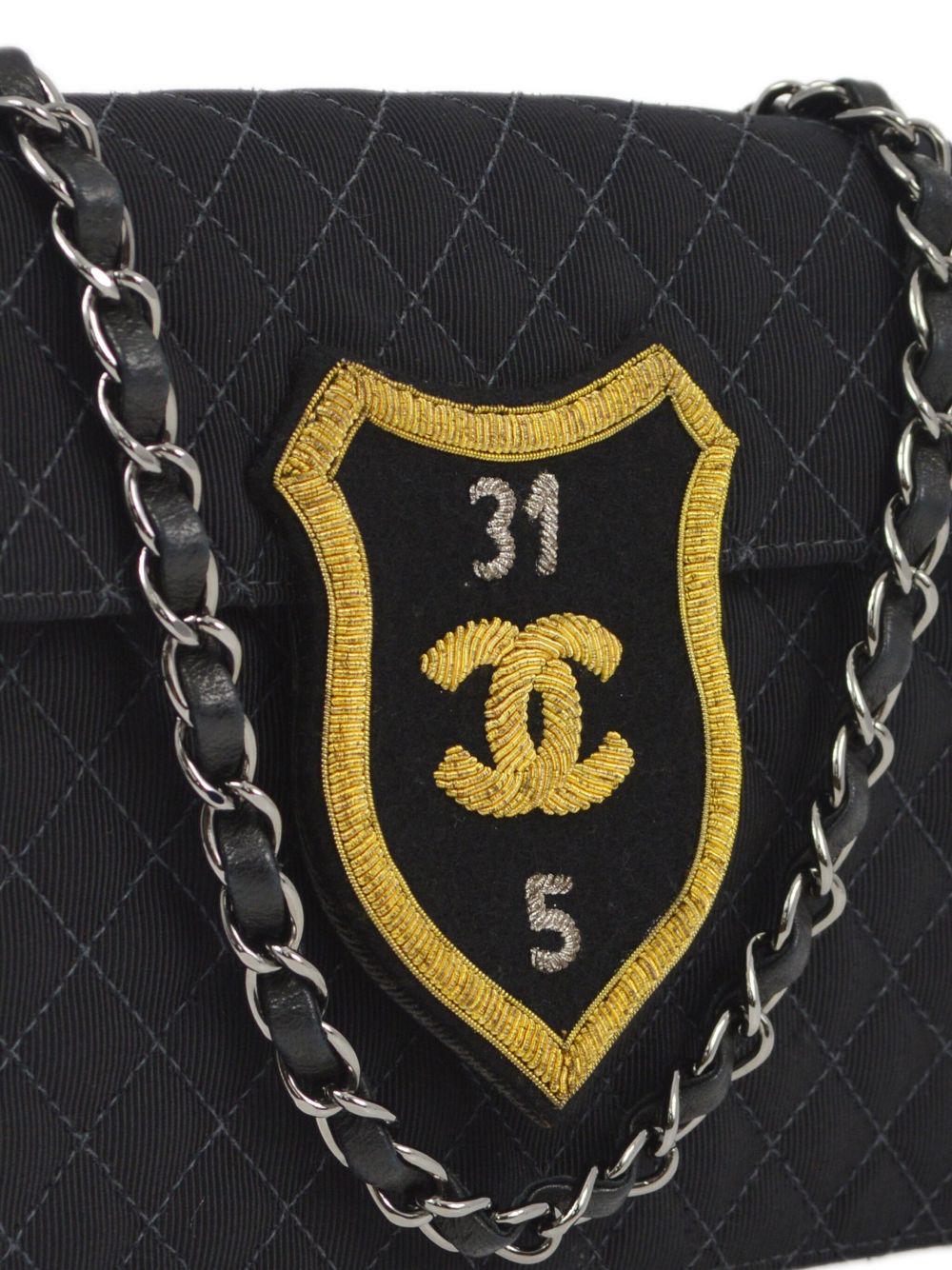 CHANEL 2005 Emblem quilted shoulder bag Women