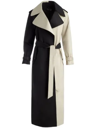 Alice Olivia Nevada two tone Trench Coat Farfetch