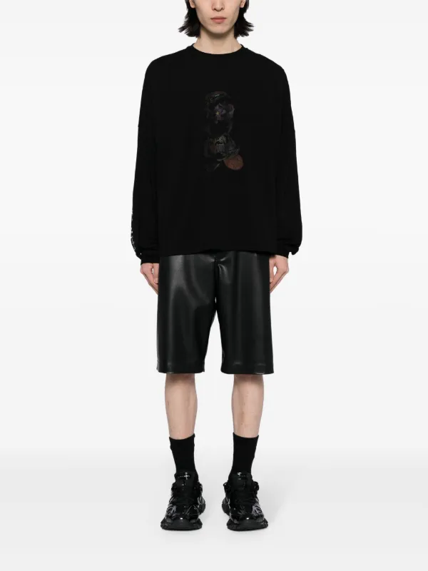 XS We11done グラフィックTシャツ We11done グラフィック Tシャツ | ブラック | FARFETCH JP
