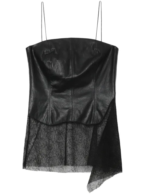 Haut en curi à effet de transparence - Helmut Lang - Modalova