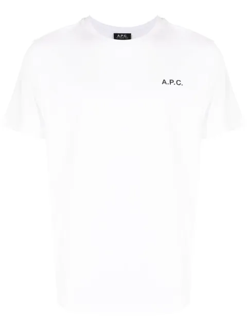 A.P.C. logo-print cotton T-shirt