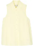 Lee Mathews Andy sleeveless shirt - Yellow