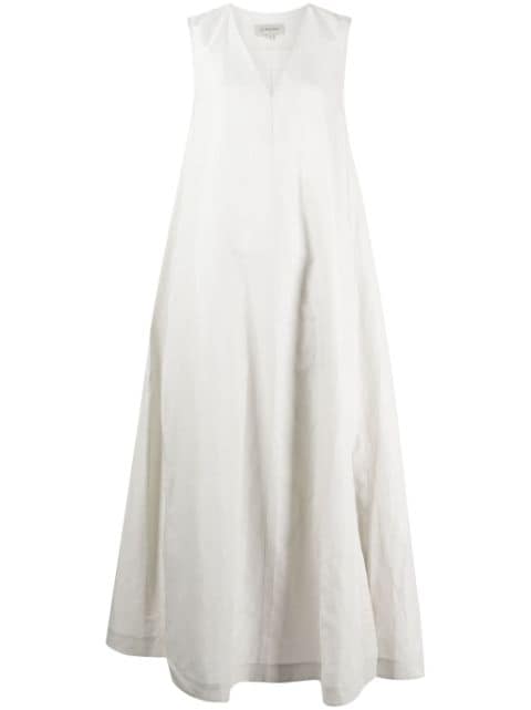Lee Mathews A-linjeformad ärmlös klänning