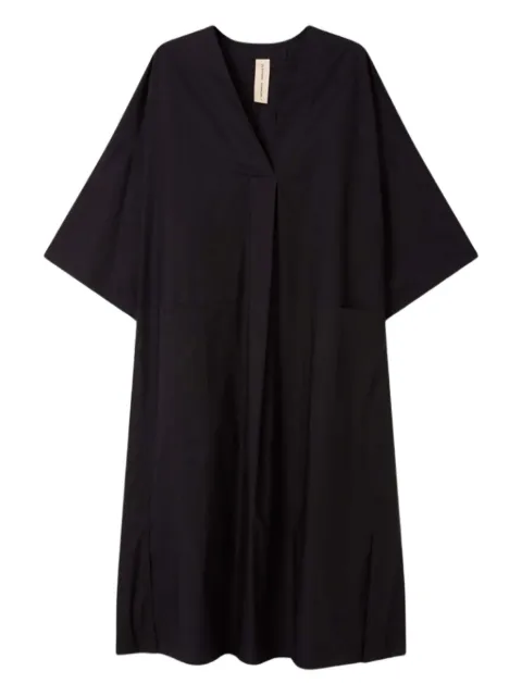 Lee Mathews vestido midi con cuello en V