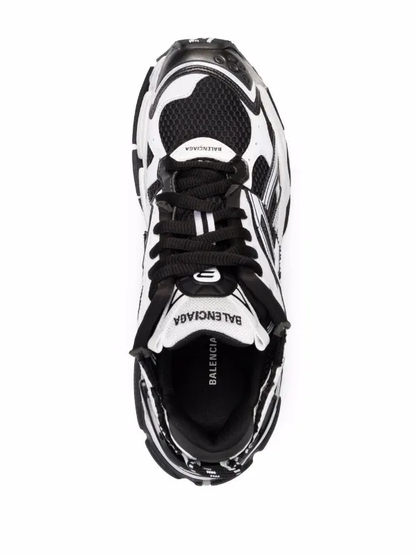 Balenciaga sneaker black white best sale