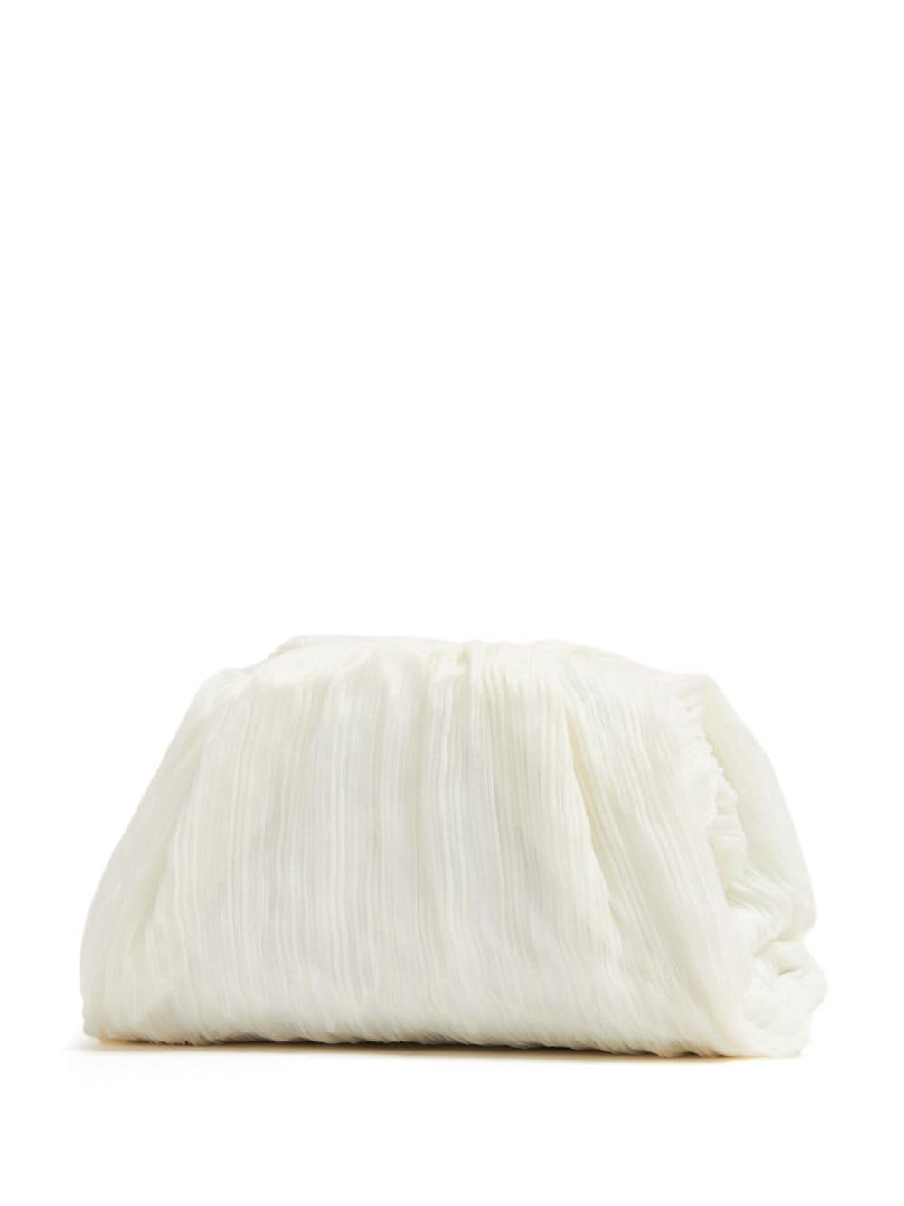 Shop Loeffler Randall Willa Pleated Clutch Bag In White