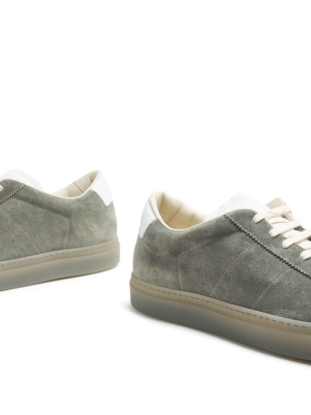 Shop Common Projects Tennis 70 Suede Sneakers In 灰色