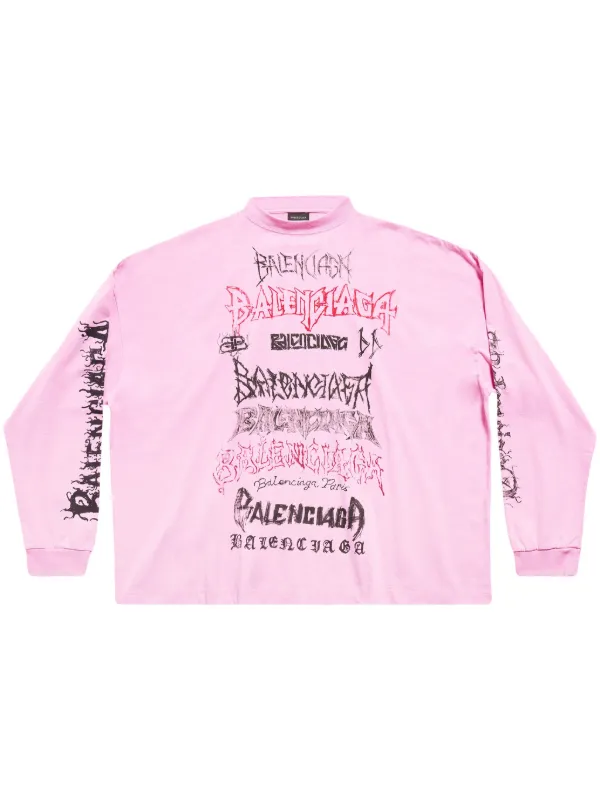 Tee shirt sales balenciaga rose
