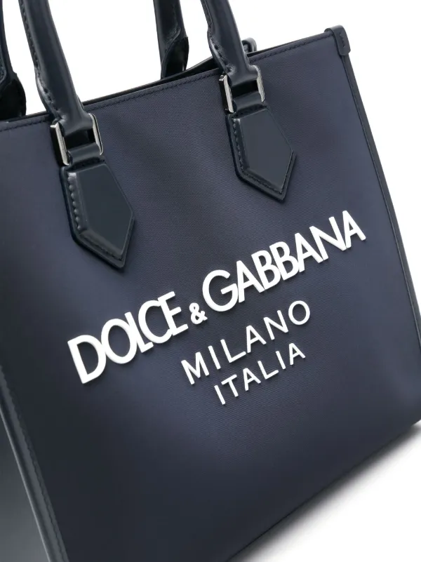 Dolce & Gabbana キャンバス ハンドバッグ | ブルー | FARFETCH JP