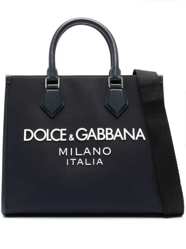 Dolce & Gabbana キャンバス ハンドバッグ | ブルー | FARFETCH JP