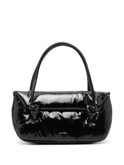 Jil Sander padded leather shoulder bag