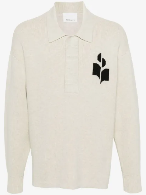 MARANT William logo-jacquard sweater