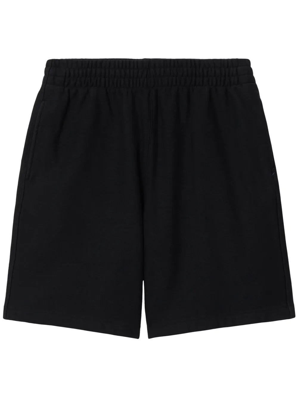 Burberry logo-appliqué cotton shorts Zwart
