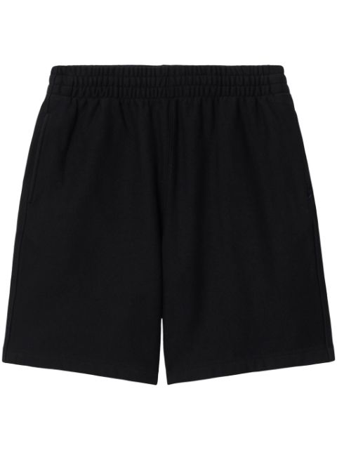 Burberry logo-applique cotton shorts Men