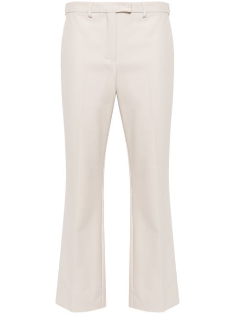 'S Max Mara pressed-crease cropped trousers