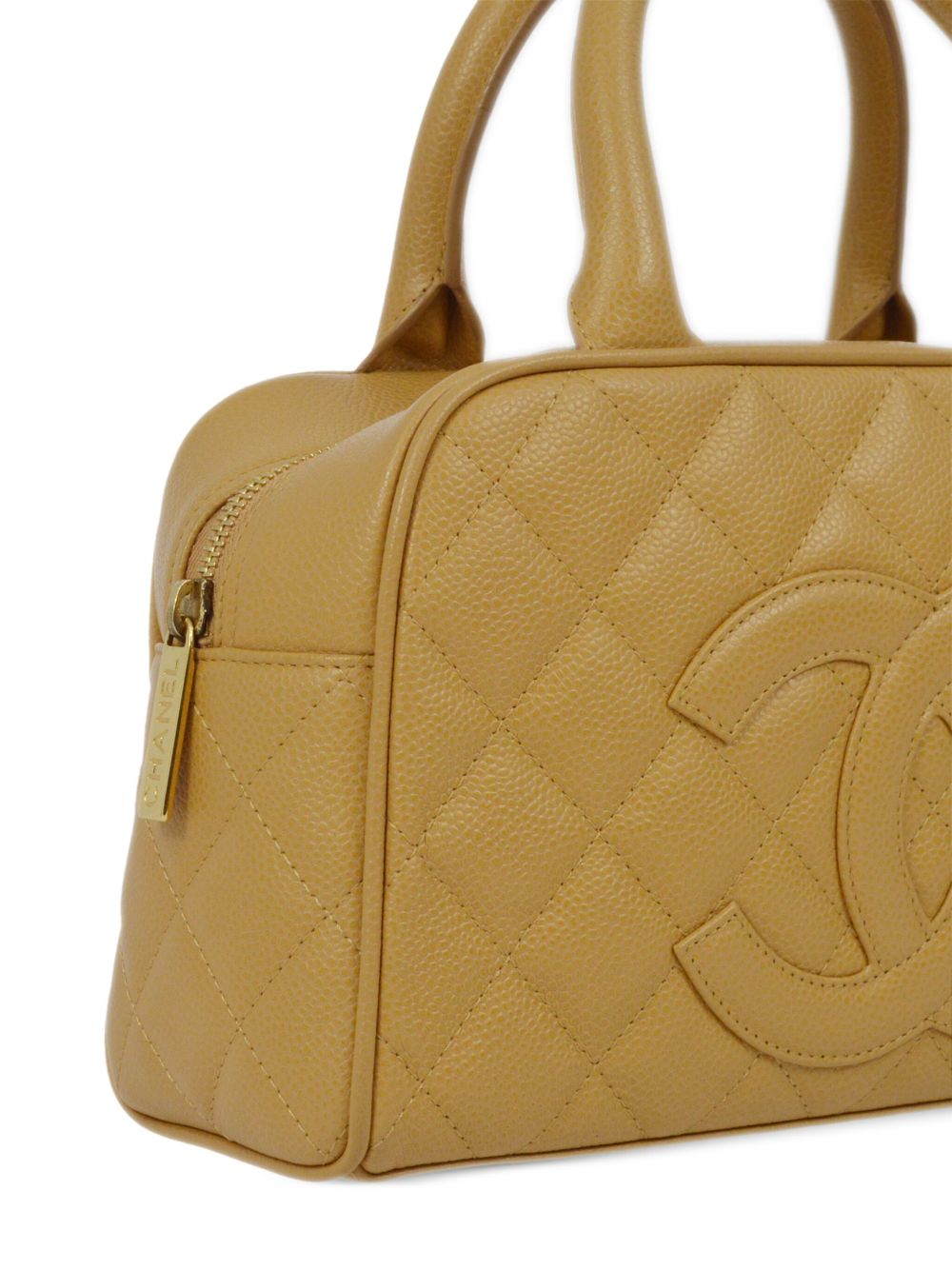 CHANEL Pre-Owned 2007 diamond-quilted bowling bag WOMEN