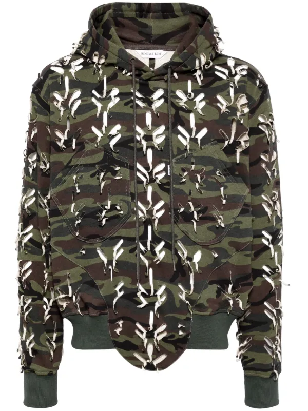 Off white camo zip hoodie online