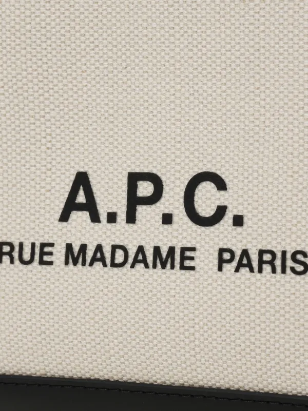A.P.C. Camille 2.0 Canvas Tote Bag | White | FARFETCH
